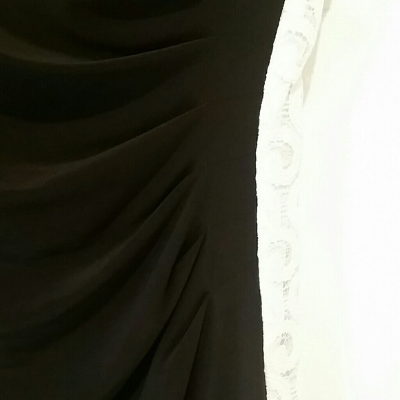 Chaps Black and White Contour Dress - Picture 5 of 5